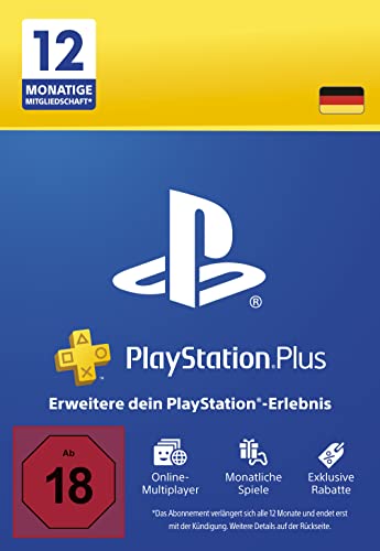 PlayStation Plus Mitgliedschaft | 12 Monate | deutsches Konto | PS5/PS4 Download Code