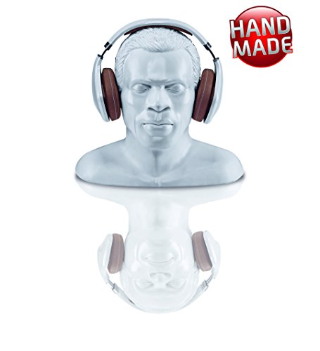 Oehlbach In Silence - Universell einsetzbarer Kopfhörerständer - Optimale Aufbewahrung von größeren Over-/On-Ear Kopfhörer - Handmade - weiß