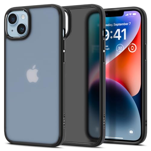 Spigen Ultra Hybrid Frost Hülle Kompatibel mit iPhone 14 Plus Case Handyhülle -Schwarz
