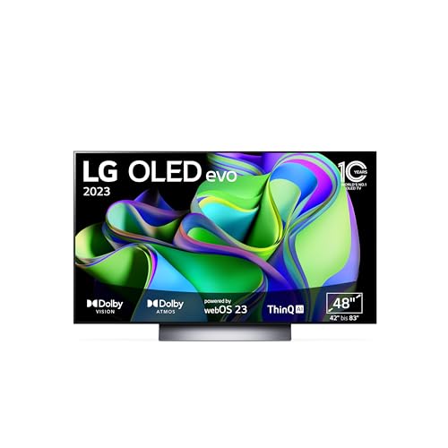 LG OLED48C37LA TV 121 cm (48 Zoll) OLED evo Fernseher (Smart TV, Filmmaker Mode, 120 Hz) [Modelljahr 2023]