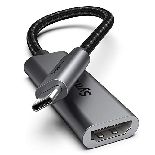 Syntech USB-C-auf-HDMI-Adapter, Thunderbolt 3-auf-HDMI-Adapter, kompatibel mit MacBook Pro, MacBook Air, iPad Pro, Pixelbook, XPS, Galaxy und mehr