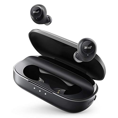 ZOLO Liberty Bluetooth Kopfhörer, True Wireless Earbuds mit Bluetooth 5.0, 100 Stunden Wiedergabezeit, IPX5 wasserdichte mit Smart AI für Telefonieren (Aktualisierte Version)