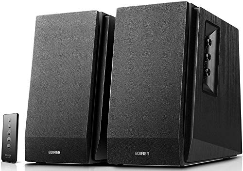 Edifier R1700BT BK Lautsprechersystem (66W) für TV/PC/Notebook/Tablet/Smartphone, Regallautsprecher in schwarz