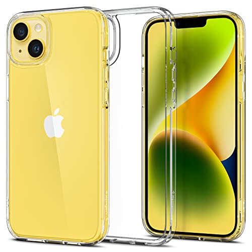 Spigen Ultra Hybrid Hülle Kompatibel mit iPhone 14 Plus [Anti-Yellowing] Case Handyhülle -Crystal Clear