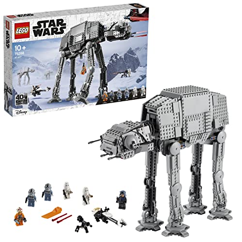 LEGO 75288 Star Wars at-at, Walker-Spielzeug, Set zum 40. Jubiläum für Kinder, Jungen und Mädchen, und Erwachsene, Fahrzeug-Spielzeug mit Minifiguren inkl. Luke Skywalker und 2 Snowtrooper, Geschenk
