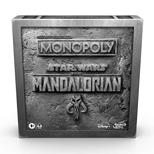 Hasbro Monopoly Star Wars The Mandalorian, Spiel in Box, inspiriert von der TV-Serie The Mandalorian