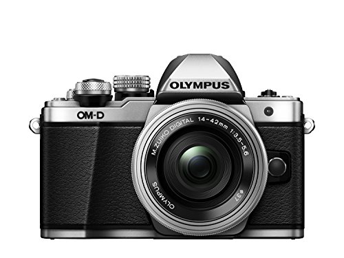 Olympus OM-D E-M10 Mark II Kit, Micro Four Thirds Systemkamera und M.Zuiko Digital ED 14-42 mm F3.5-5.6 EZ Zoomobjektiv, silber