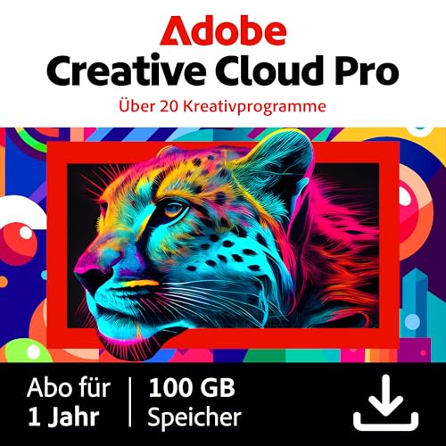 Adobe Creative Cloud Pro | Grafik Design | Gen AI | PC/Mac| Digital Download