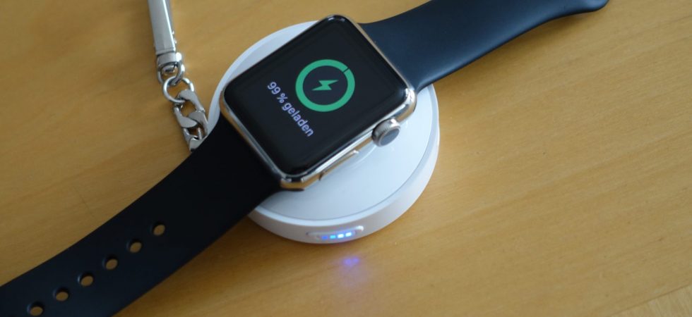 Review: Apple Watch Powerbank mit integriertem Wireless Charging