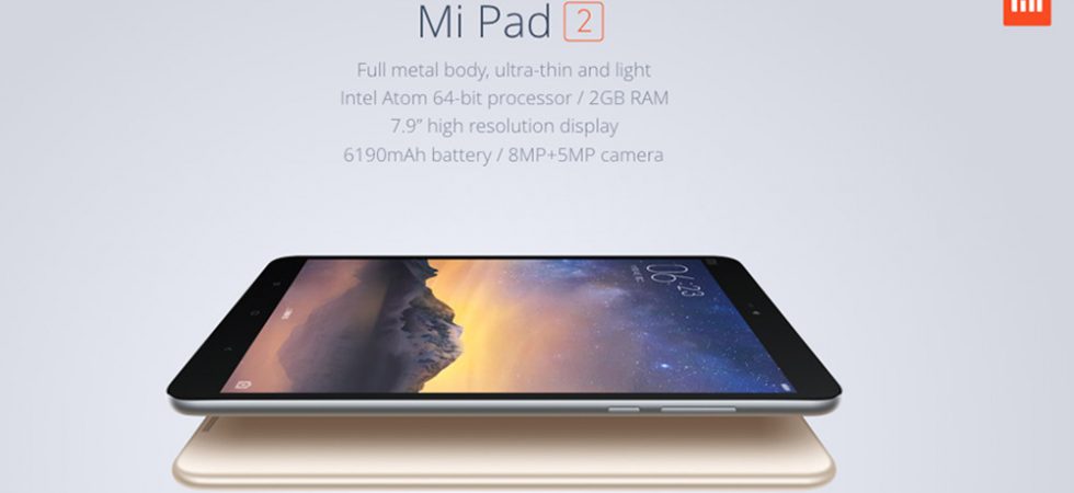 XiaoMi Mi Pad 2 kaufen: Tablet mit acht Megapixel-Kamera für 153 Euro