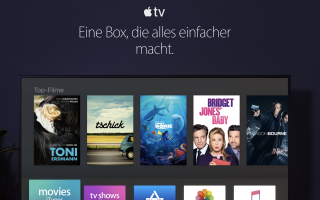 Bilder: Schicke neue AppleTV und Home Website online