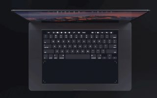 Konzept: MacBook ohne physische Tastatur