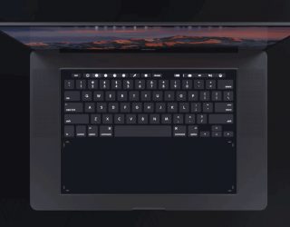 Konzept: MacBook ohne physische Tastatur
