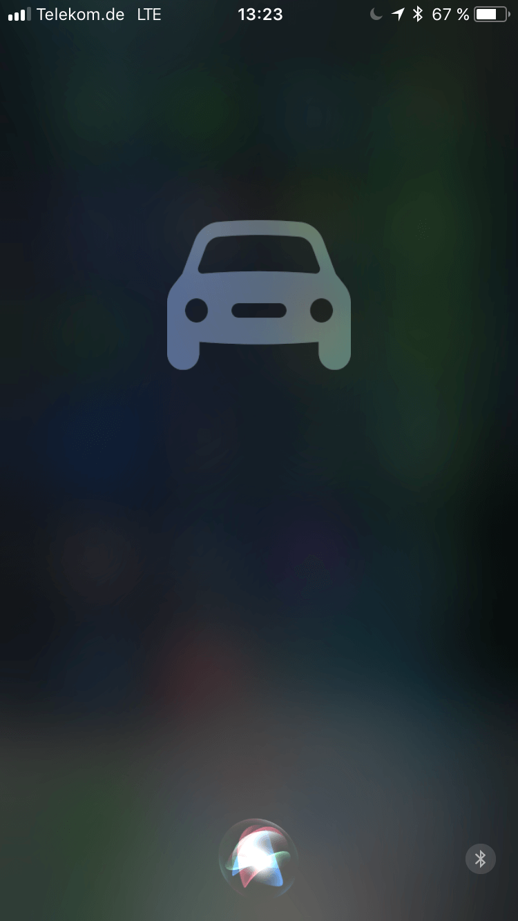 iOS 11 mit Siri im "Nicht stören beim Fahren"-Modus - Screenshot - WakeUp Media