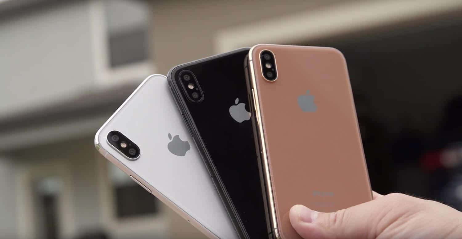 mögliche Farben des iPhone 8