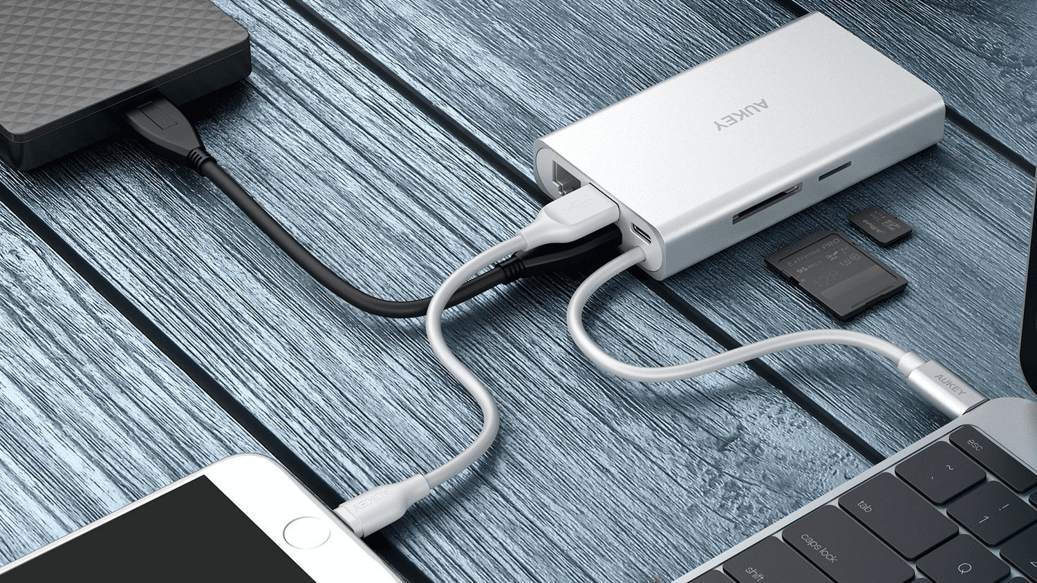 Aukey USB-C Multiport Adapter