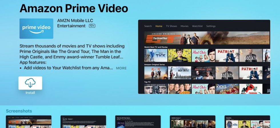 Endlich: Amazon Prime Video für Apple TV ist da