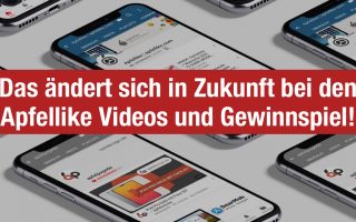 Das ändert sich jetzt bei den Apfellike Videos [+ Gewinnspiel]