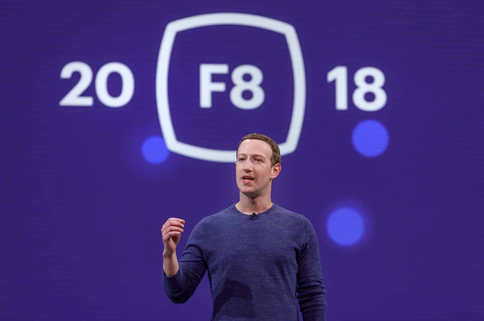 Mark Zuckerberg auf F8 2018 - Facebook