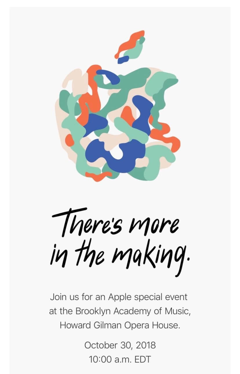Apple-Oktober-Event-Einladung