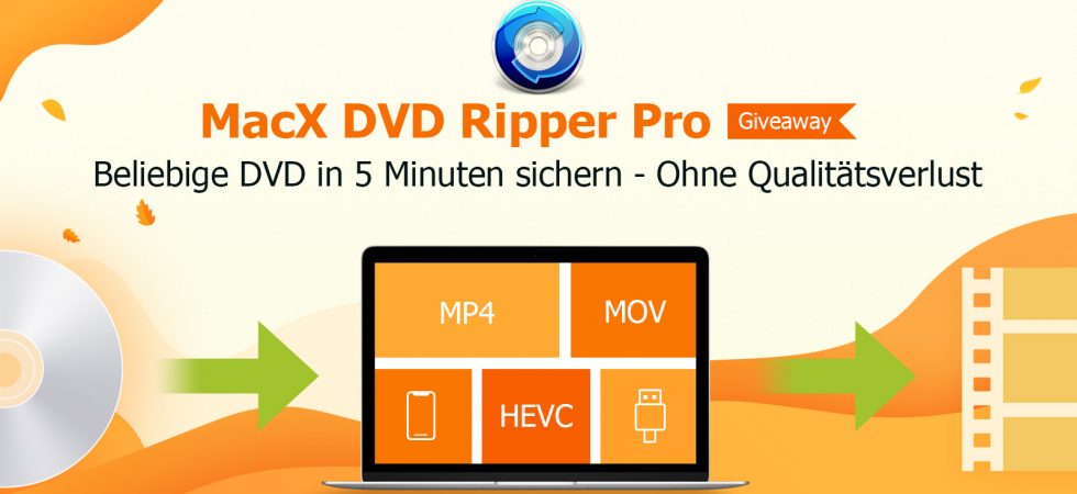 DVD-Inhalte auf iPhone, iPad und Co. übertragen mit dem MacX DVD Ripper Pro