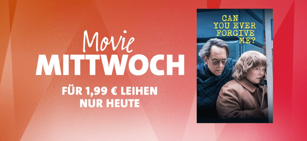 iTunes Movie Mittwoch: „Can you ever forgive me?“ für nur 1,99 Euro!