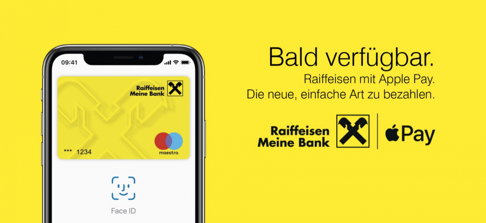 Raiffeisenbank Österreich bald mit Apple Pay