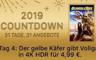 2019 Countdown – 31 Tage, 31 Angebote: „Bumblebee“ für 4,99 Euro