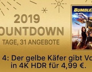 2019 Countdown – 31 Tage, 31 Angebote: „Bumblebee“ für 4,99 Euro