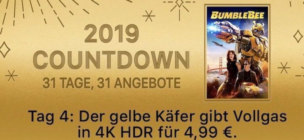 2019 Countdown – 31 Tage, 31 Angebote: „Bumblebee“ für 4,99 Euro