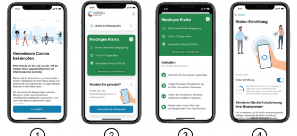 Die Corona-Warn-App unterstützt jetzt Check-ins per QR-Code