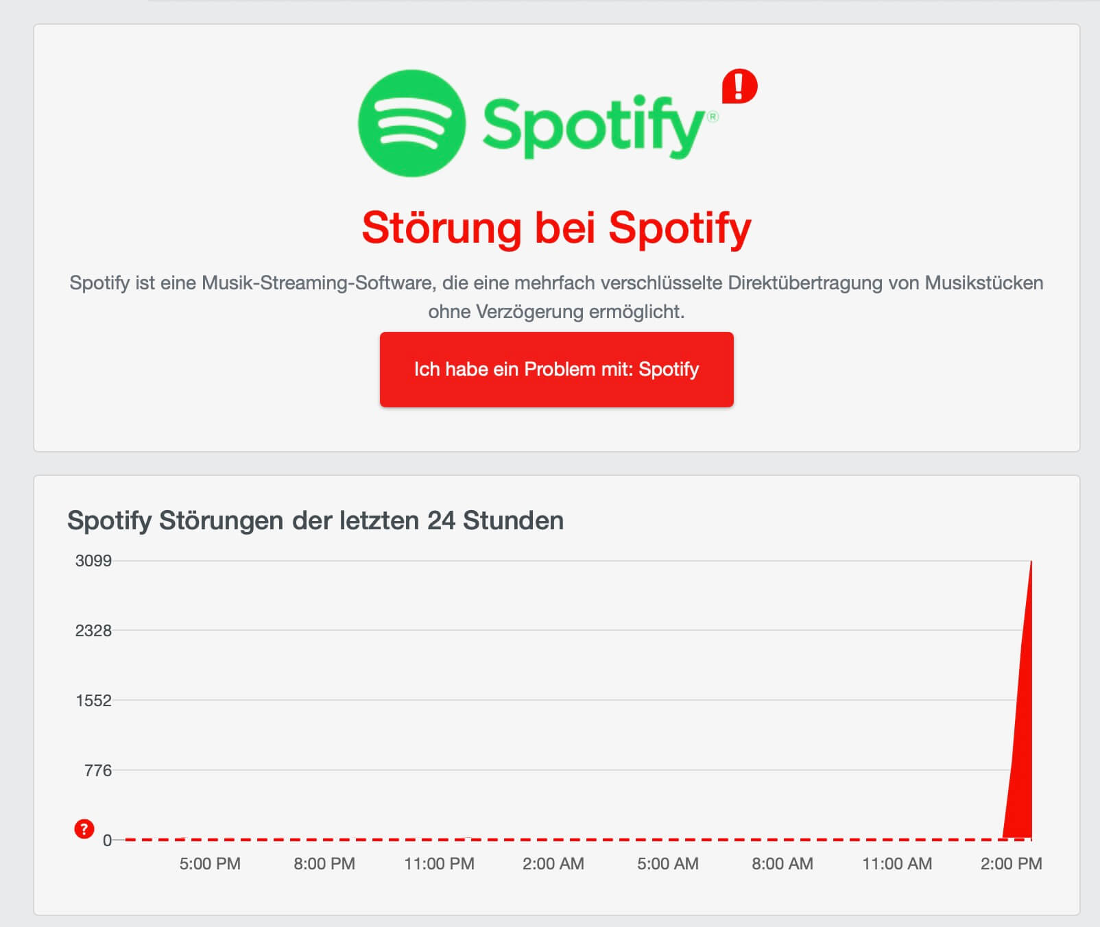 Spotify-Störung - AlleStörungen