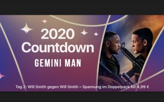 2020 Countdown: „Gemini Man“ für 4,99€ kaufen