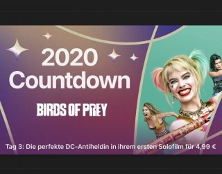 Tag 3 im 2020 Countdown bei iTunes: „Harley Quinn: Birds of Grey“ für 4,99€