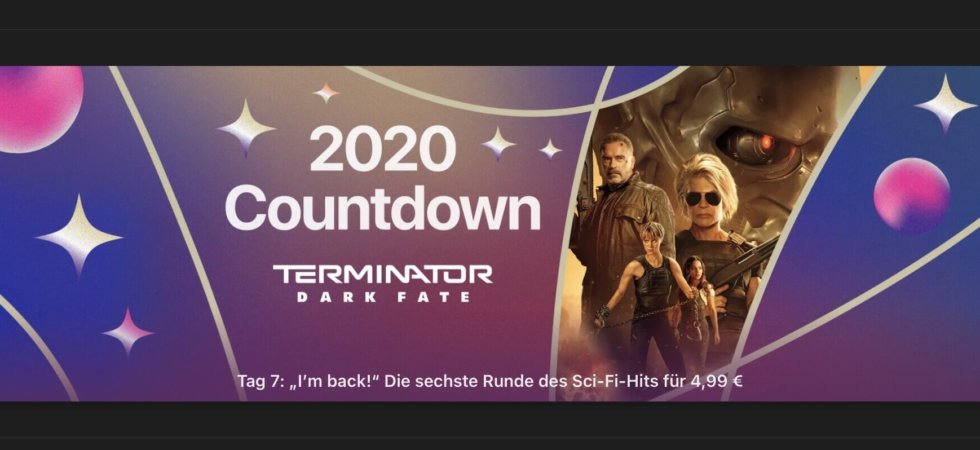 Tag 7 im 2020 Countdown: „Terminator -Dark Fate“ für 4,99€ kaufen