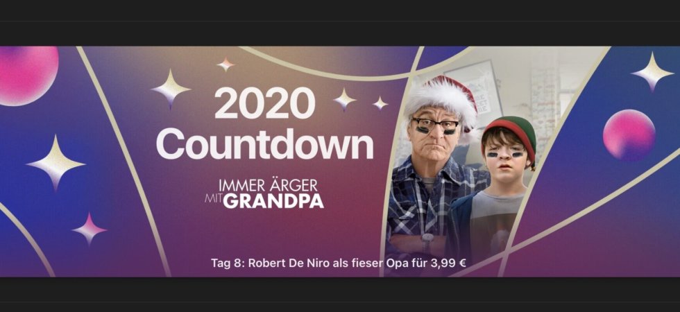 2020 Countdown: „Immer Ärger mit Grandpa“ für 3,99€