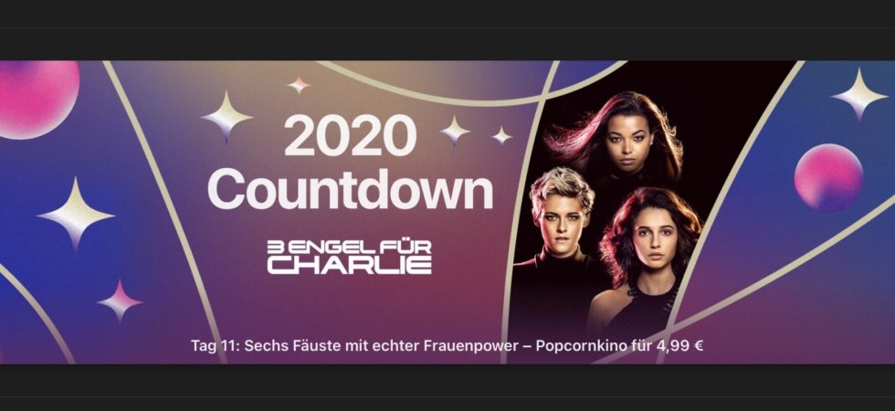 Tag 11 im 2020 Countdown: Heute „3 Engel für Charlie (2019)“ für 4,99€