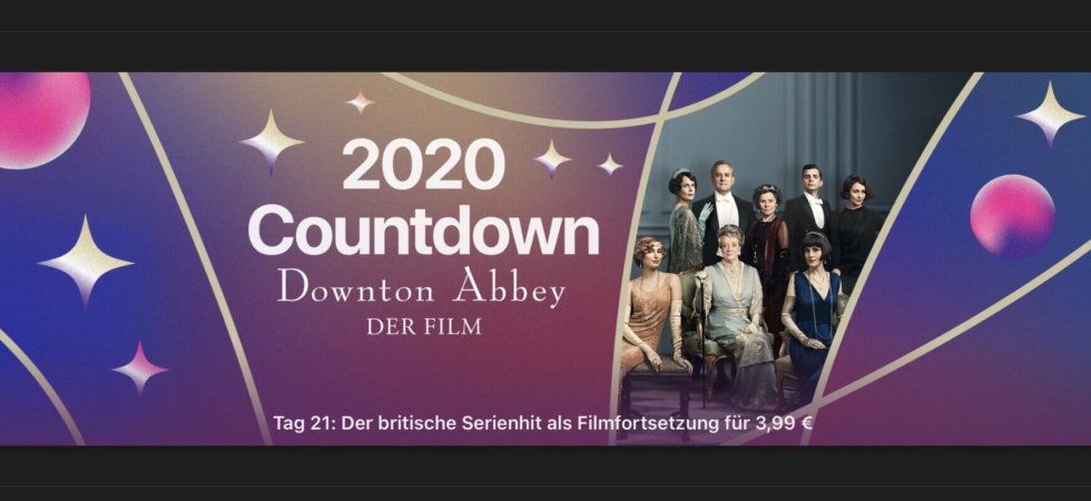 2020 Countdown „Downton Abbey – der Film“ für 3,99€