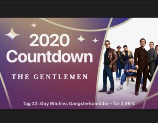 2020 Countdown: Heute „The Gentlemen“ für 4,99€