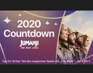 2020 Countdown: „In Jumanji – The Next Level“ für 4,99 Euro