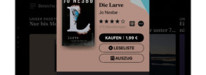 E-Book der Woche: „Die Larve“ von Jo Nesbø heute noch für 1,99 Euro E-Book der Woche: „Die Larve“ von Jo Nesbø heute noch für 1,99 Euro