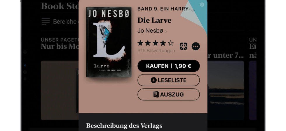 E-Book der Woche: „Die Larve“ von Jo Nesbø heute noch für 1,99 Euro