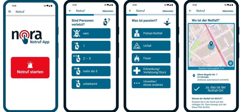 Notruf-App nora nimmt einen neuen Anlauf im App Store