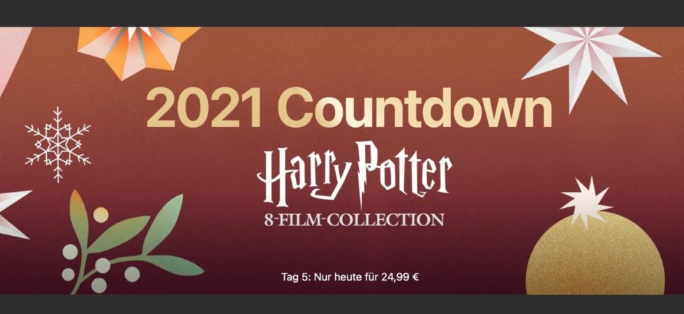 iTunes-Countdown 2021 Tag 5: Heute die Harry-Potter-Reihe für 24,99€ kaufen