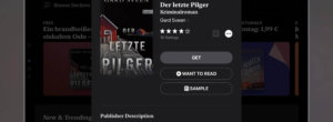 Pageturner der Woche: Über das Wochenende „Der letzte Pilger“ für 1,99€ kaufen Pageturner der Woche: Über das Wochenende „Der letzte Pilger“ für 1,99€ kaufen