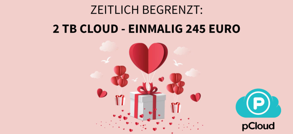 Heute -75 % auf pCloud: Lebenslanger Cloudspeicher aus der Schweiz