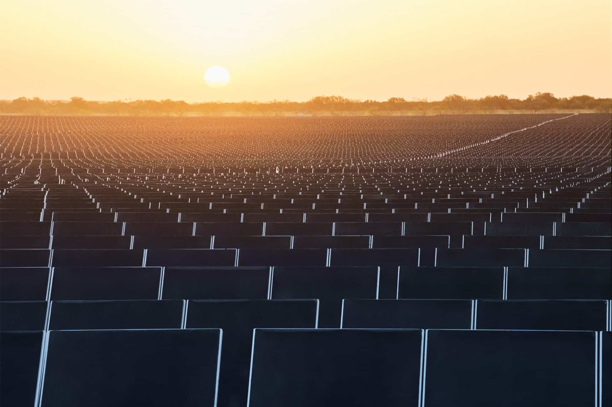 Solarfeld von Apple in Texas - Apple