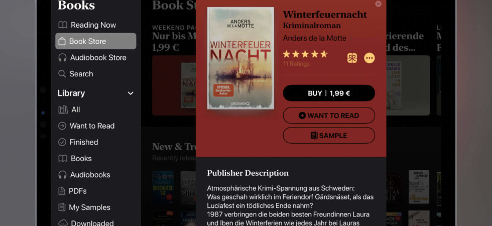 Das E-Book der Woche: Dieses Mal „Winterfeuernacht“ für 1,99 Euro kaufen