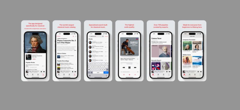 Apple Music Classical: Die Top100-Charts der klassischen Musik sind da