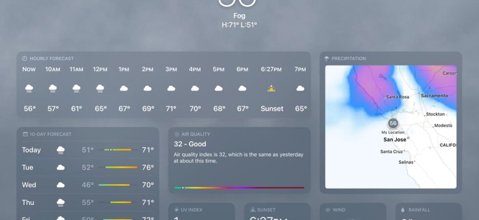 Kaputt: Apple hat Probleme mit dem Wetter